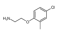 2-(4-chloro-2-methyl-phenoxy)-ethylamine结构式