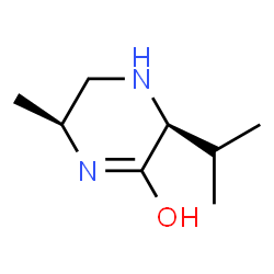 Piperazinone, 6-methyl-3-(1-methylethyl)-, (3S,6S)- (9CI) structure