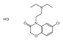 6-chloro-4-[2-(diethylamino)ethyl]-2H-1,4-benzoxazin-3(4H)-one monohydrochloride picture