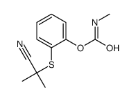 [2-(2-cyanopropan-2-ylsulfanyl)phenyl] N-methylcarbamate结构式