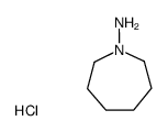 Azepan-1-ylamine; hydrochloride Structure