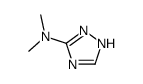 N,N-dimethyl-1H-1,2,4-triazol-5-amine结构式