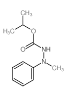 propan-2-yl N-(methyl-phenyl-amino)carbamate Structure