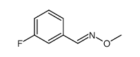 Benzaldehyde, 3-fluoro-, O-methyloxime (9CI) Structure