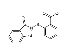 methyl 2-[(3-oxo-1,2-benzothiazol-2-yl)sulfanyl]benzoate结构式