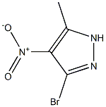 3-bromo-5-methyl-4-nitro-1H-pyrazole结构式