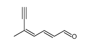 5-methylhepta-2,4-dien-6-ynal结构式
