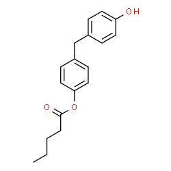 Pentanoic acid 4-[(4-hydroxyphenyl)methyl]phenyl ester picture