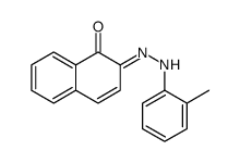 2-[(2-methylphenyl)hydrazinylidene]naphthalen-1-one Structure