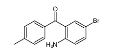 (2-amino-5-bromophenyl)-(4-methylphenyl)methanone结构式