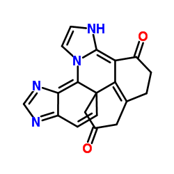 10,12-Dihydro-7H,11H-benz[de]imidazo[4',5':5,6]benzimidazo[2,1-a]isoquinoline-7,11-dione Structure