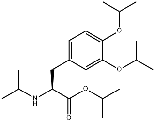 3-(1-Methylethoxy)-N,O-bis(1-methylethyl)-L-tyrosine 1-methylethyl ester结构式