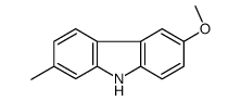 6-methoxy-2-methyl-9H-carbazole结构式