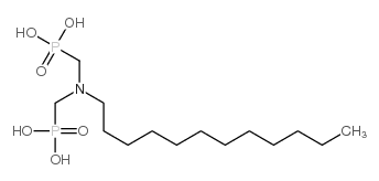 [(dodecylimino)bis(methylene)]bisphosphonic acid structure