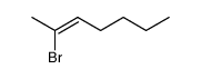 (Z)-2-bromo-2-heptene结构式