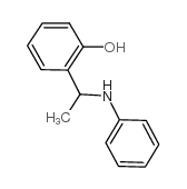 2-(1-anilinoethyl)phenol Structure