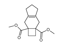 dimethyl 1,2,4,5,6,7-hexahydro-2aH-cyclobuta[f]indene-2a,7a(3H)-dicarboxylate Structure