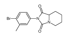 2-(4-bromo-3-methylphenyl)-6,7,8,8a-tetrahydro-5H-imidazo[1,5-a]pyridine-1,3-dione结构式