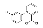 2,2-dichloro-N-(3-chlorophenyl)-N-prop-2-enylacetamide Structure