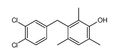 3-[(3,4-dichlorophenyl)methyl]-2,4,6-trimethylphenol Structure