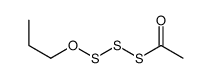 S-(propoxydisulfanyl) ethanethioate Structure