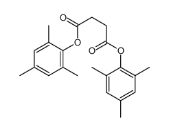 bis(2,4,6-trimethylphenyl) butanedioate Structure