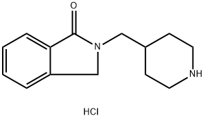 2-(4-Piperidinylmethyl)-1-isoindolinone hydrochloride Structure