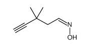 N-(3,3-dimethylpent-4-ynylidene)hydroxylamine结构式