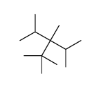 2,2,3,4-tetramethyl-3-propan-2-ylpentane结构式
