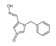N-[(3-benzyl-1-oxidoimidazol-1-ium-4-yl)methylidene]hydroxylamine结构式