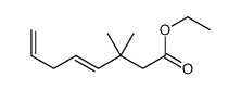 ethyl 3,3-dimethylocta-4,7-dienoate结构式