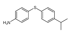 4-(4-propan-2-ylphenyl)sulfanylaniline Structure