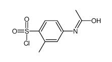 Benzenesulfonyl chloride, 4-(acetylamino)-2-methyl- (9CI) Structure