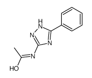 N-(5-phenyl-1H-1,2,4-triazol-3-yl)acetamide Structure