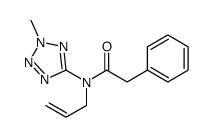 N-(2-methyltetrazol-5-yl)-2-phenyl-N-prop-2-enylacetamide Structure
