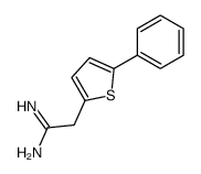 2-(5-phenylthiophen-2-yl)ethanimidamide Structure