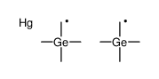 bis(trimethylgermylmethyl)mercury结构式