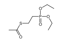 S-(2-diethoxyphosphorylethyl) ethanethioate结构式