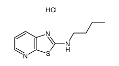 butyl-thiazolo[5,4-b]pyridin-2-yl-amine, monohydrochloride Structure