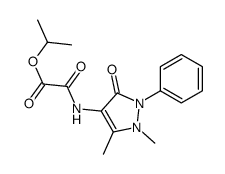 propan-2-yl 2-[(1,5-dimethyl-3-oxo-2-phenylpyrazol-4-yl)amino]-2-oxoacetate Structure