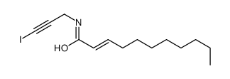 N-(3-iodoprop-2-ynyl)undec-2-enamide结构式