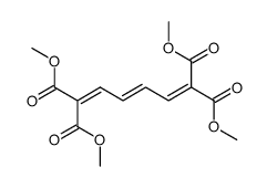 tetramethyl hexa-1,3,5-triene-1,1,6,6-tetracarboxylate结构式