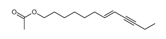 (E)-7-dodecen-9-yn-1-yl acetate Structure