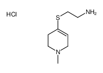 2-[(1-methyl-3,6-dihydro-2H-pyridin-4-yl)sulfanyl]ethanamine,hydrochloride结构式