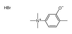 (3-hydroxy-4-methylphenyl)-trimethylazanium,bromide Structure