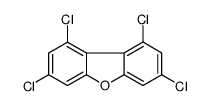 1,3,7,9-tetrachlorodibenzofuran结构式