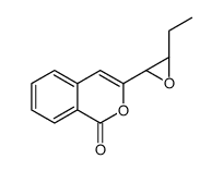1H-2-Benzopyran-1-one,3-[(2R,3S)-3-ethyloxiranyl]-,rel-(9CI) structure