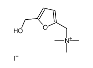 [5-(hydroxymethyl)furan-2-yl]methyl-trimethylazanium,iodide Structure