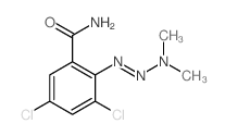 Benzamide, 3,5-dichloro-2-(3,3-dimethyl-1-triazenyl)-结构式