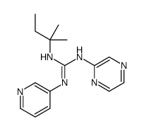 1-tert-Pentyl-2-(2-pyrazinyl)-3-(3-pyridyl)guanidine结构式